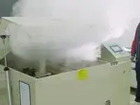Essais de résistance à la corrosion par brouillard salin